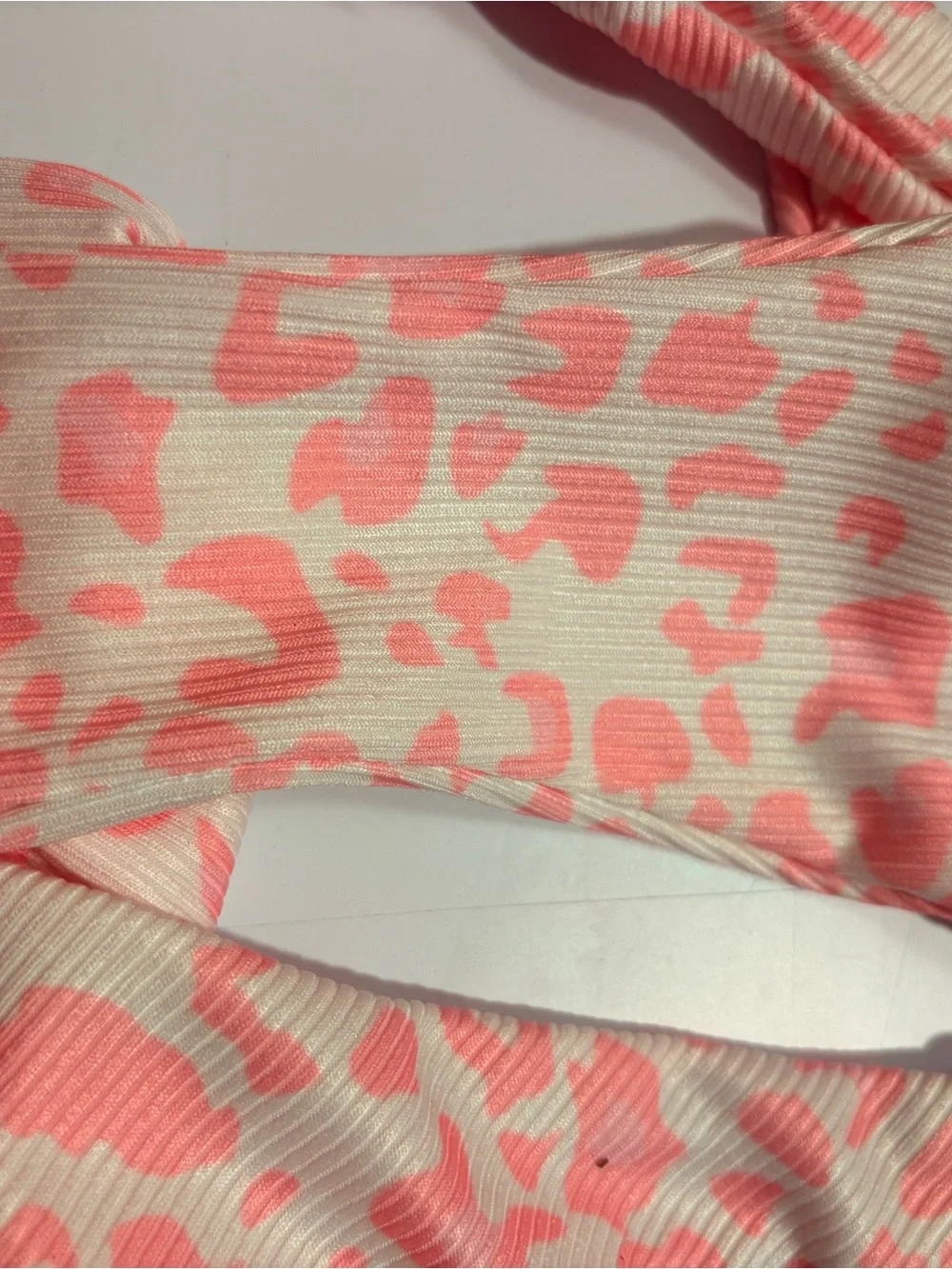 SHEIN Pink Leopard Print Bikini Bottoms